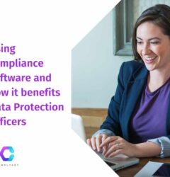 Blog header image for blog post Using compliance software and how it benefits Data Protection Officers