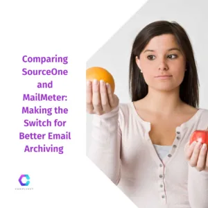 Comparing SourceOne and MailMeter Making the Switch for Better Email Archiving Blog Header