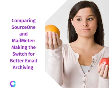 Comparing SourceOne and MailMeter Making the Switch for Better Email Archiving Blog Header