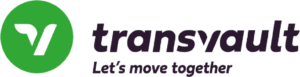 Transvault logo on white background